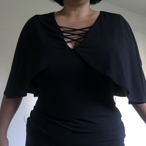 Black Bat Wing Top [Fashion to Figure Size 1]